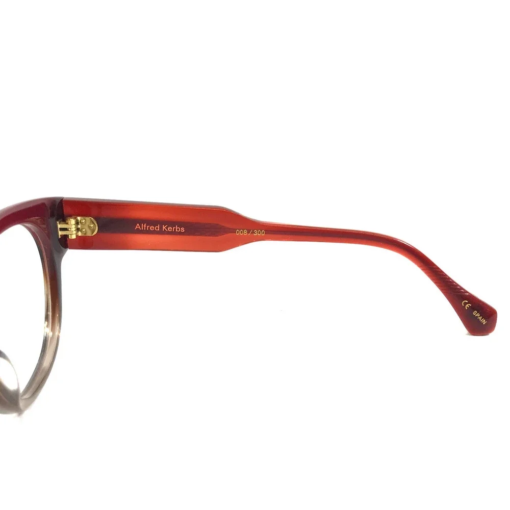 Alfred Kerbs Eyeglasses Frames ANITA RD Red Gradient Cat Eye Full Rim 50-20-140